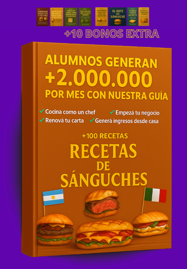 El Arte del Sanguche + 10 BONUS🎁
